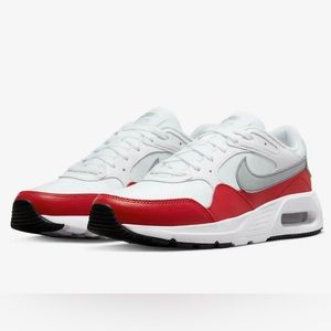 BNIB Men Nike Air Max SC Shoes White / Wolf Grey Red Gray CW4555-107 US size 11